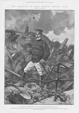 RUSSO-JAPANESE WAR General Nogi Commander at Port Arthur - Antique Print 1904