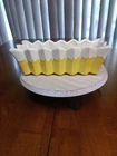 Vintage McCoy Pottery Yellow/White Rectangle Planter MCM
