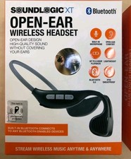 SoundLogic XT Open-Ear Wireless Headset Bluetooth 5.0 - Black