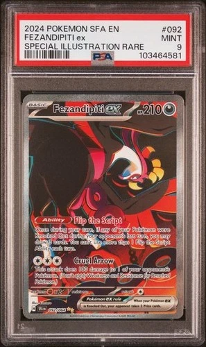 2024 Pokemon Shrouded Fable - Fezandipiti 92/64 PSA 9