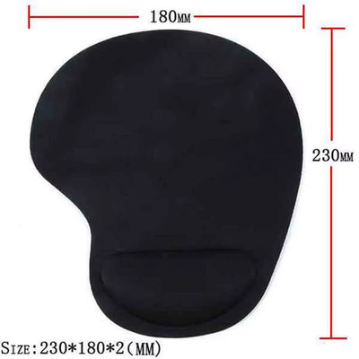 Professional Optical Trackball PC Thicken Mouse Pad Support Wrist Comfort Mouse 