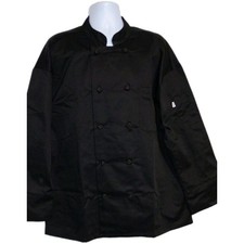 New Uncommon Threads Chef Coat Size XL BLACK