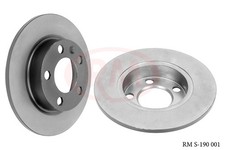 Rear Brake Rotor/Disc Fit For Skoda Octavia Rear
