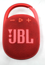 JBL Clip 4 Portable Bluetooth Speaker - Red