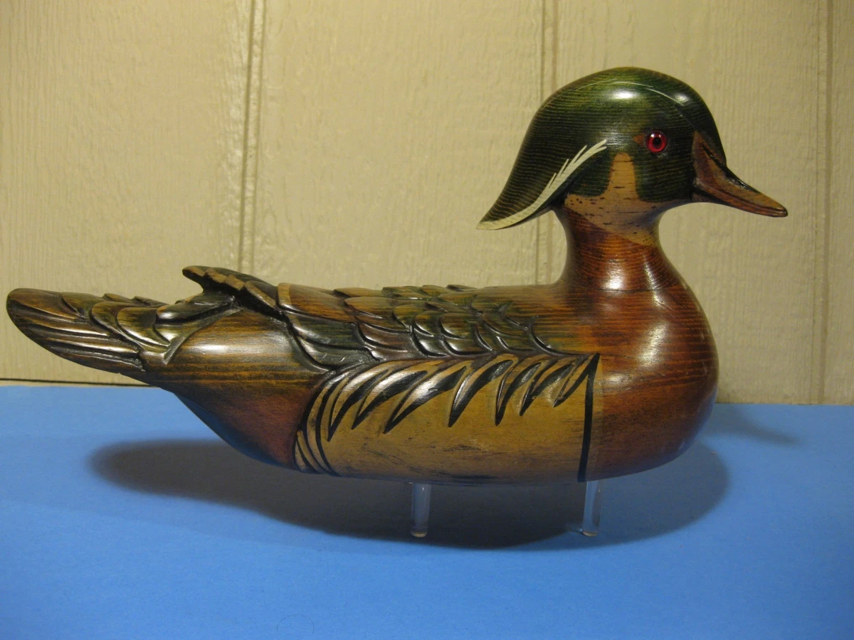 Tom Taber Wood Duck Vintage Hunting Duck Decoys for sale | eBay