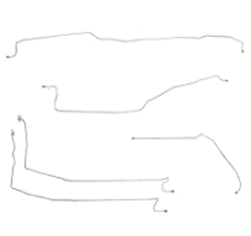 适用于吉姆西 Sierra 1500 05-07 刹车线套件 4WD LongBed RegCab-CBK0076SS-CPP — 第 2/4 张图片