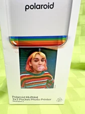 Polaroid Hi-Print Gen 2x3 Pocket Photo Printer 009128  White  NEW sealed FreeSH