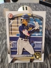 Braylon Payne, Base - 2025 Bowman Prospects Baseball