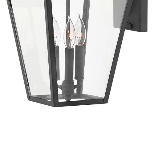 Hinkley Lighting 2565 Black Alford Place 3-Light 20-1/2"H Outdoor Wall Sconce - Picture 8 of 9