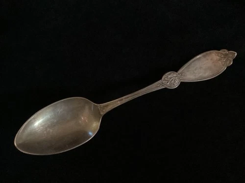 Antique Hall & Elton H1E3 - tablespoon - Coin Silver - No Monogram