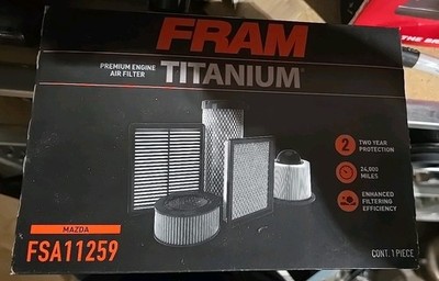 FRAM TITANIUM FSA11259 PREMIUM ENGINE AIR FILTER - MAZDA