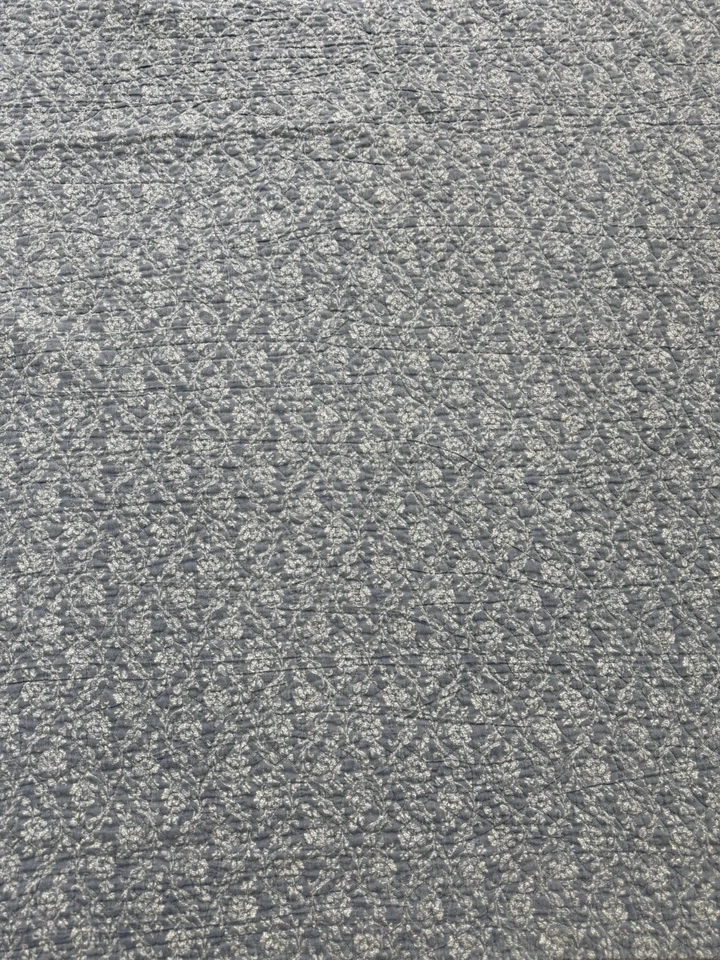 Juego de edredón Country Living denim azul retazos king algodón 80x84 (2) fundas Foto 2 de 4