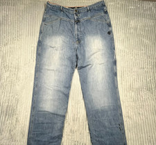 Marithe Francois Girbaud Jeans Men's 42 Fit 40x34 90s Baggy Hip Hop Flaws VTG