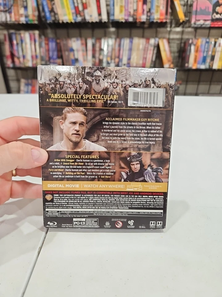 King Arthur: Legend of the Sword (Blu-ray 2017) New Sealed - Image 3 of 3