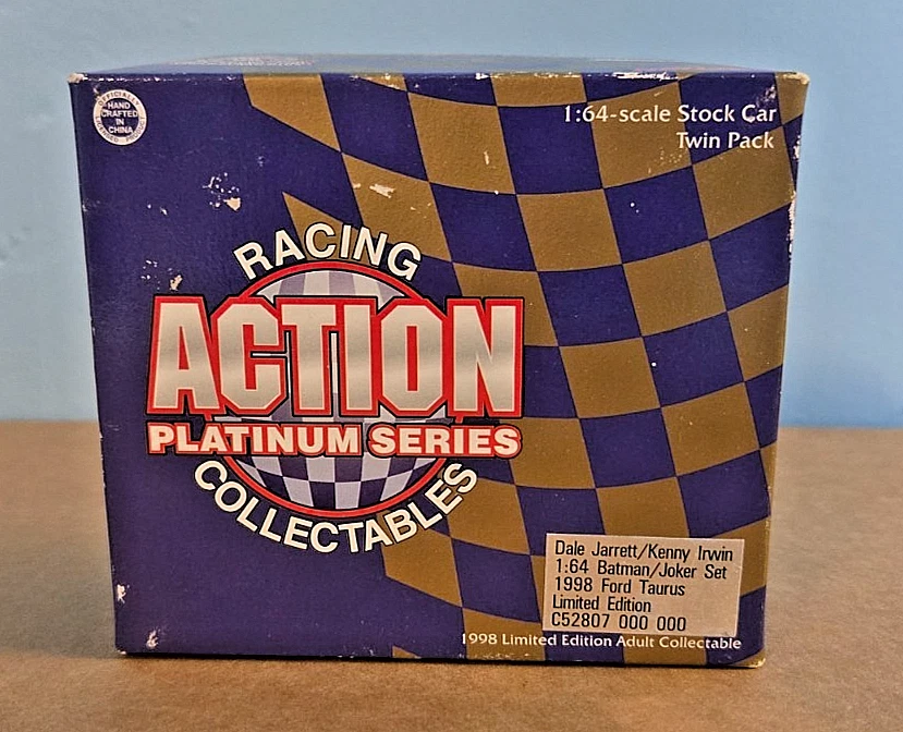 Ltd Edt Racing Action Platinum Series 1998 Dale Jarrett/Kenny Irwin Batman Joker - Image 2 of 4