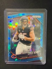 2025 Panini Prizm Cole Kmet Blue Ice /99 #112 Chicago Bears SP #58/99 🔥