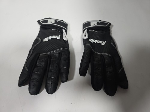 Franklin Sports Nex-Skinz Official MLB Youth Batting Gloves Small - Black