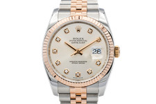 Rolex DateJust 36mm Steel & 18ct Rose Gold Jubilee 116231 2011