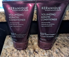 2 Keranique VOLUMIZING Keratin CONDITIONER 3.4 oz Original Sealed Keratin Amino