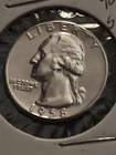 1958  PROOF Washington 25c ~ GEM UNC ~ 90% Silver