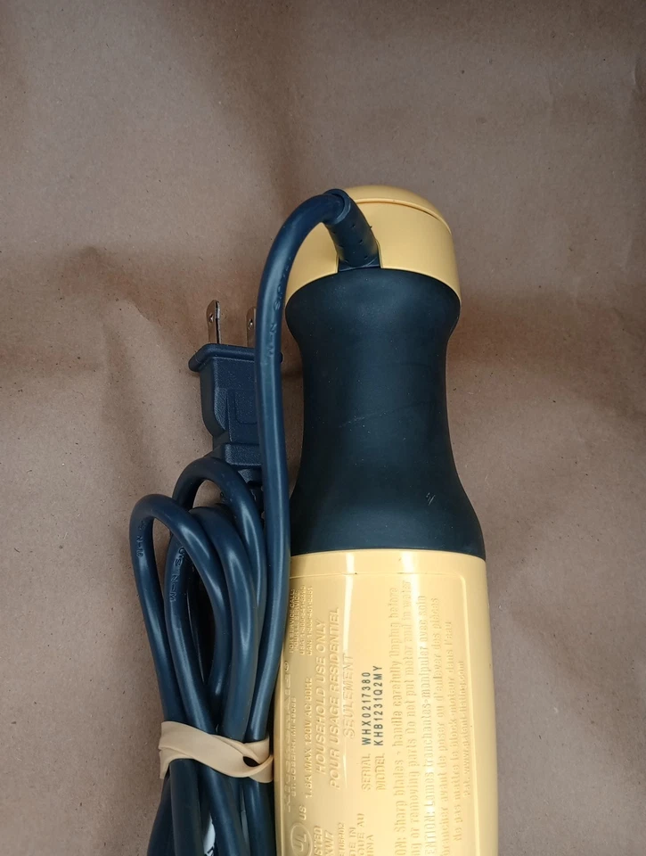 Batidora de mano Kitchenaid de inmersión de 2 velocidades funciona probada sin accesorios KHB1231ER Foto 3 de 4