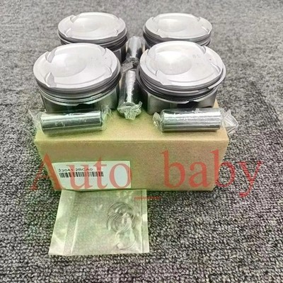 US New 4 x STD-AA Piston & Ring Kit Fit For 2016-2021 Hyundai Kia 1.6L TURBO USA