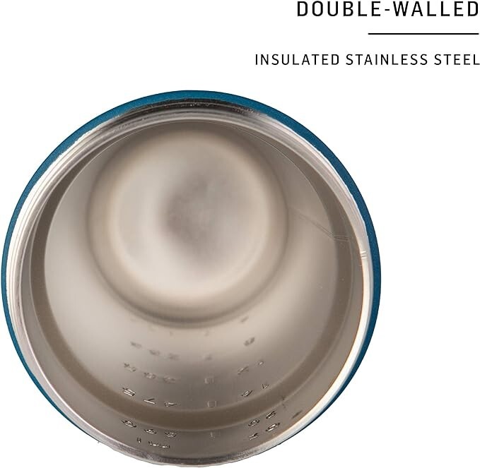 BlenderBottle Strada Shaker Cup Insulated Stainless Steel Water Bottle with W...