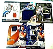 2016 HUNTER HENRY 5CT RC ALL JERSEY  UNPARRALLELED #2/25 4 COLOR PATCH RAZORBACK