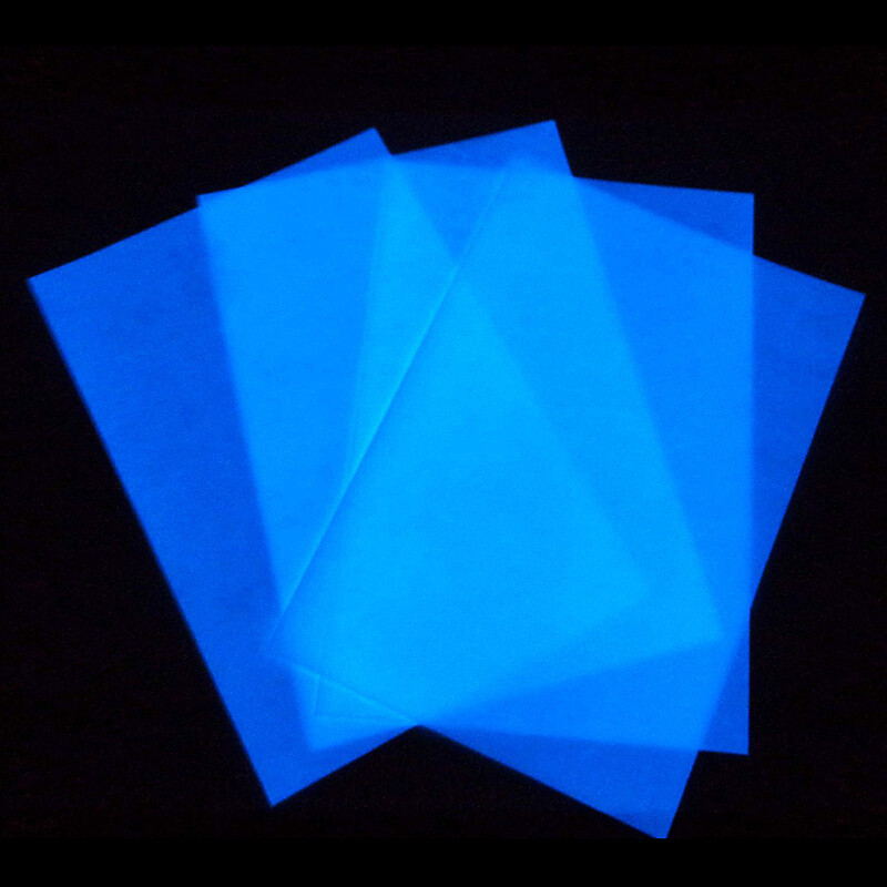 A4 Glow In The Dark Sticker Paper DIY Luminous Inkjet UV Printer - Foto 8