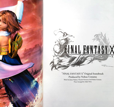 Final Fantasy X Piano Sheet Music Collection Original Soundtrack