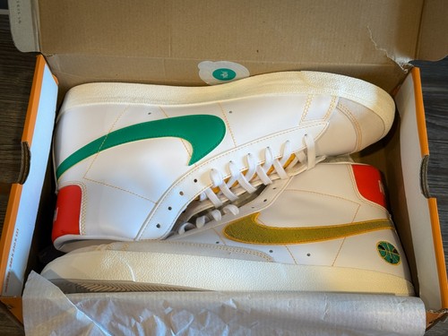 Nike Blazer Mid 77 VNTG "Roswell Rayguns" White Gold DD9239-100 Men's 15 - Picture 13 of 13