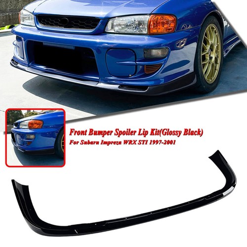 Para Subaru Impreza WRX STI 97-01 faldón delantero Lip Splitter parachoques delantero Lip- - Imagen 2 de 10