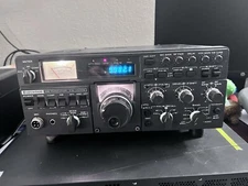 Kenwood TS-180S SSB Transceiver Amateur Ham Radio Station With Pwr Supply  & Mic