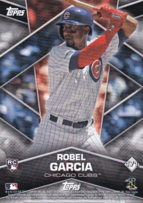 2020 TOPPS RC ROBEL GARCIA CHICAGO CUBS MLB STICKER COLLECTION - Y1796