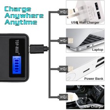 Brand New DMW-BLF19 BLF19E USB Charger Cable for DMC-GH3 DMC-GH4 GH1 Camera UK