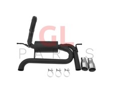 Auspuff Schalldämpfer JEEP WRANGLER 18 -, Neu, 2.0&3.6L Benzin, Chromspitzen