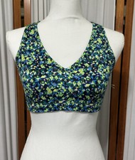 Victoria's Secret Sport Womens Large Blue Green The Player Racerback Bra