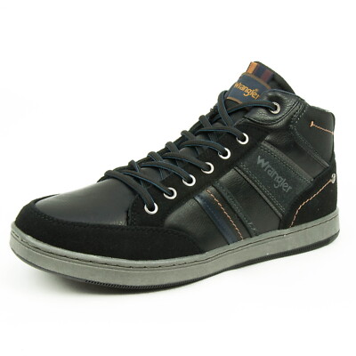 Wrangler Marshall Paso Mid Sneaker Herrenschuhe Schwarz WM92121A