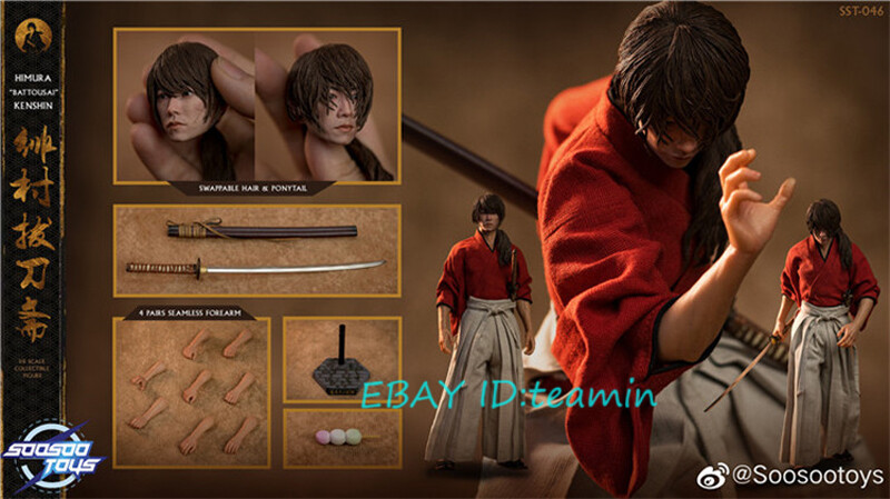 Soosootoys SST-046 Rurouni Kenshin Himura Kenshin 1/6 Action