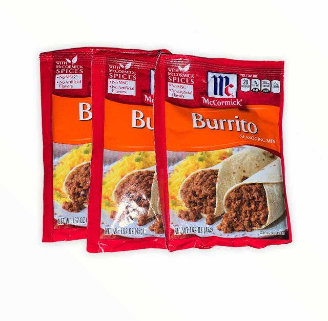 McCormick Burrito Seasoning Mix 1.62 Oz Case of 12 for sale online eBay