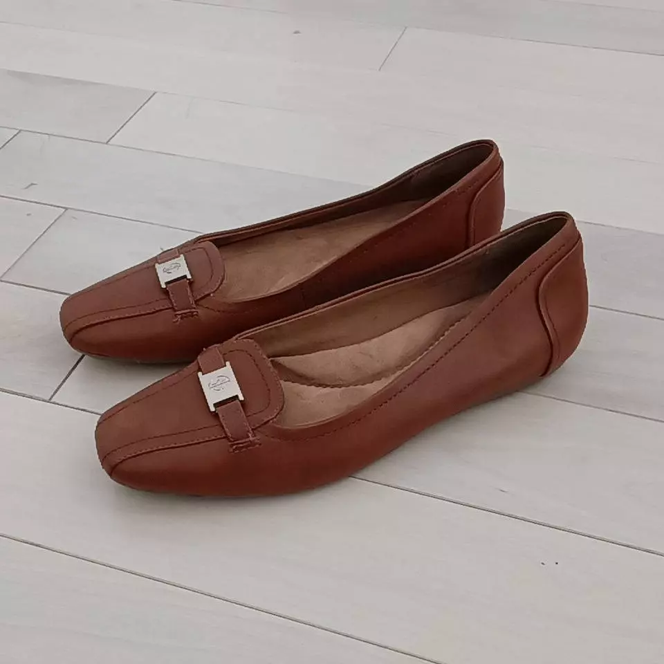 Giani Bernini Women s Dailyn Memory Foam Loafer Flats Brown 8M eBay