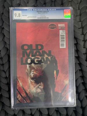 Old Man Logan #1 CGC 9.8 WP 1:25 Ratio Andrea Sorrentino Secret Wars Variant