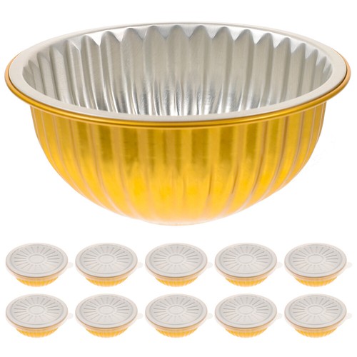20 Pcs Restaurant-Lieferungen Zum Mitnehmen Box Aus Alufolie Und Takeaway-Boxen