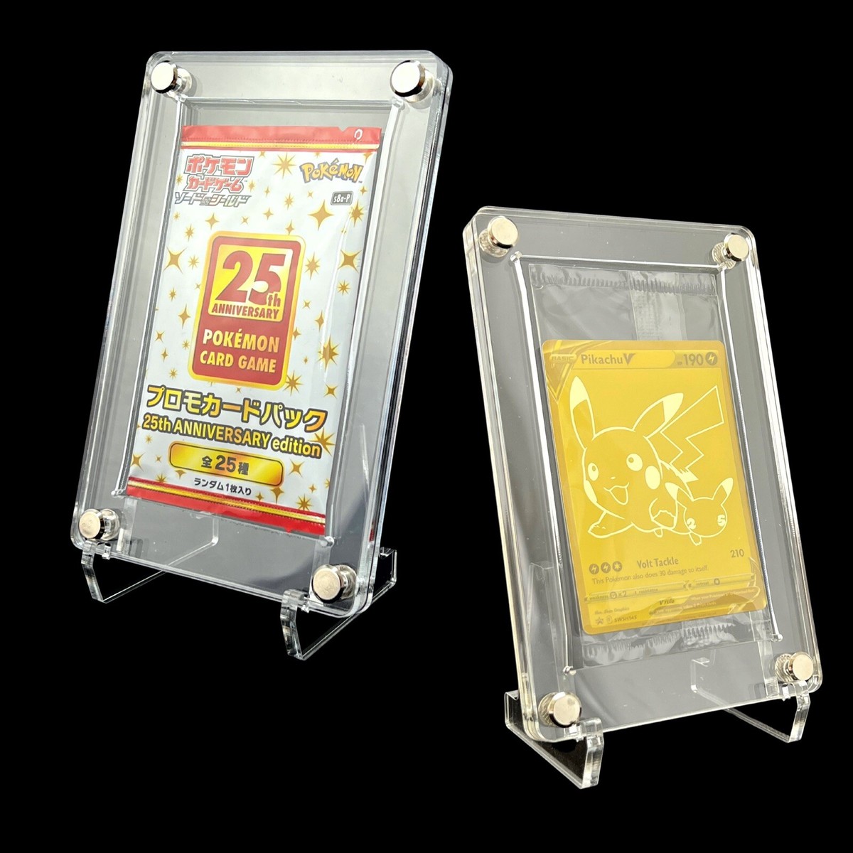 Acrylic Booster Pack Display Case + Stand - Pokemon TCG / Yu-Gi-Oh!
