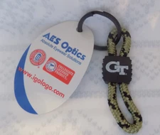 Georgia Tech Yellow Jackets Team Color and Logo Rope Style Adjustable Key Chain