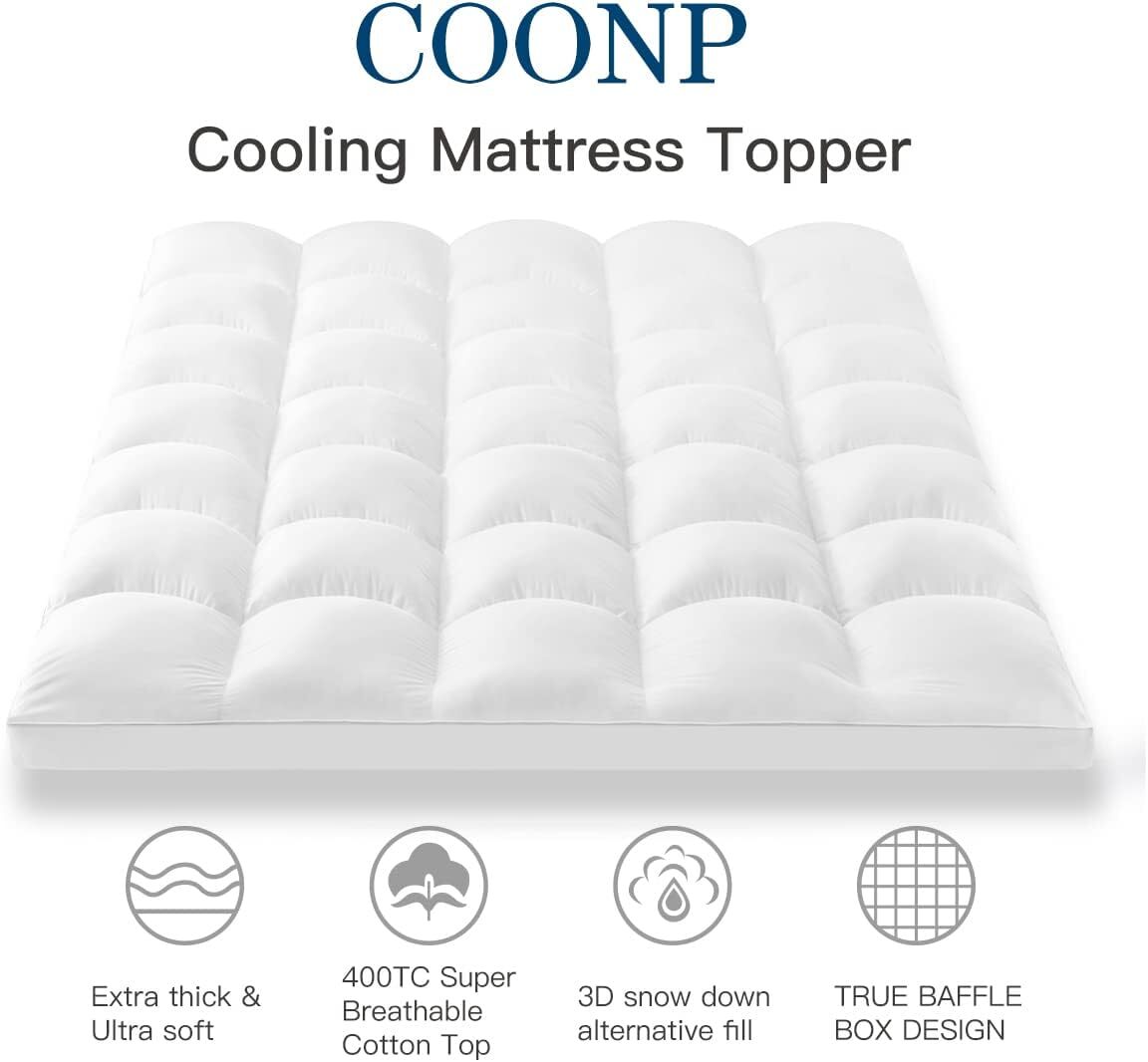 【CHRICOHE】mma topper queen S(778) Amazon.com: Mattress Topper Queen Size 3 Inch with Ice Silk