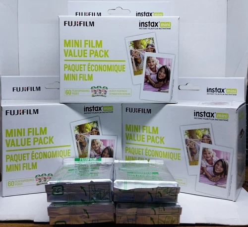 Fujifilm Instax Mini Instant Film Value Packs 220 Total Exposures Exp 04/2018