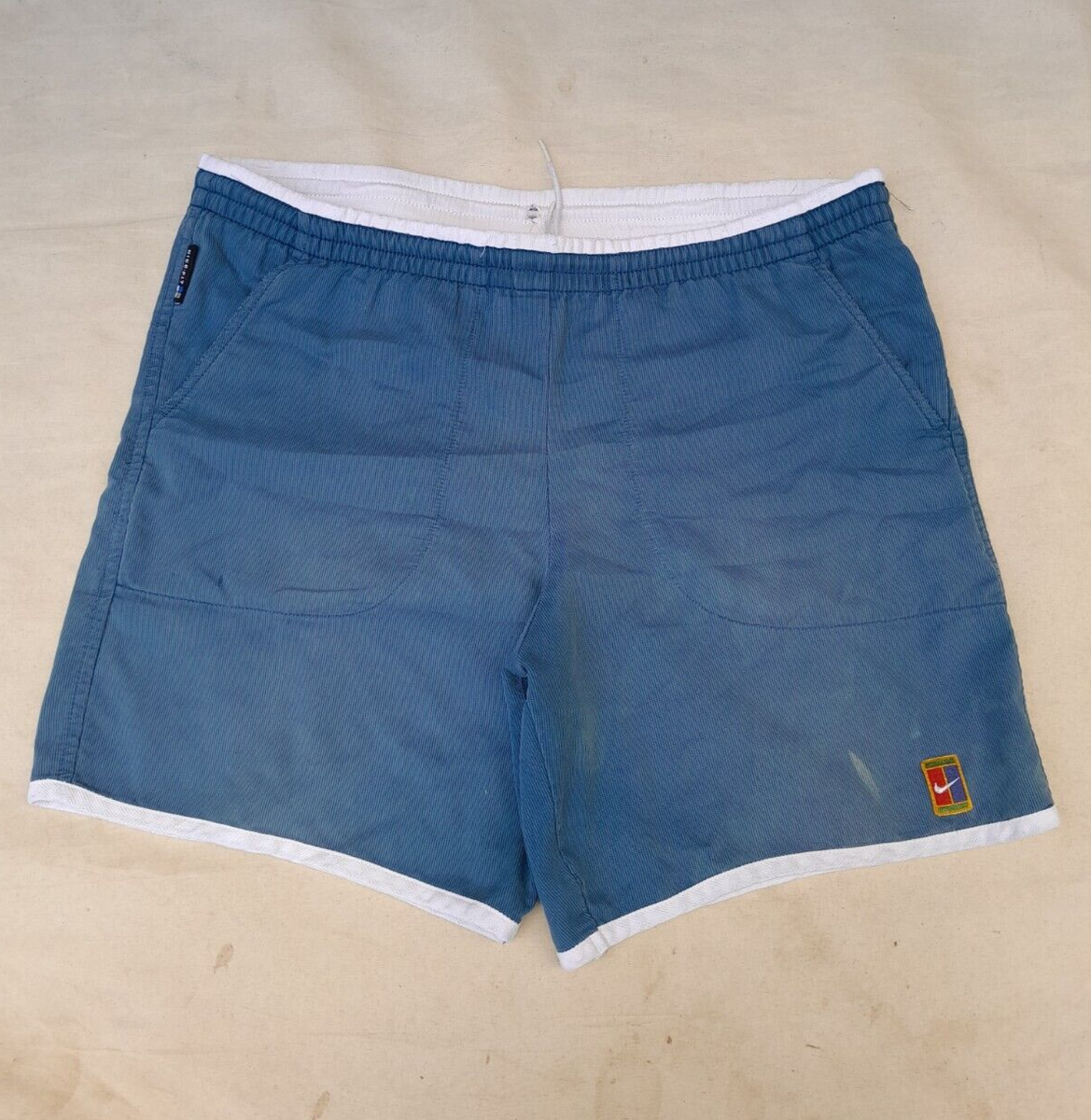 Vintage Nike Supreme Court Tennis Shorts Women's Large Blue White