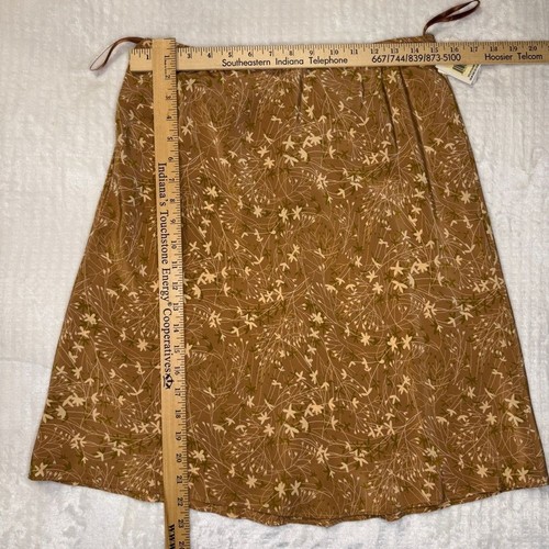 DKNY 90er Jahre Blumen Seide Rock Vintage Neu mit Etikett Größe 10 (Large) - Bild 3 von 11