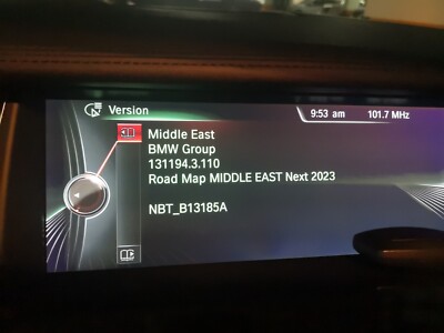 Original BMW Middle East Next 2023 MAP + Middle East Next 2023 FSC code